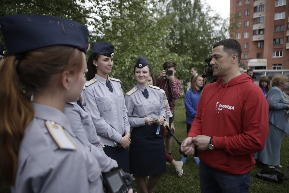 Вишневый сад посадили в Пскове участники проекта #Команда2018 Вишневый сад посадили в Пскове участники проекта #Команда2018