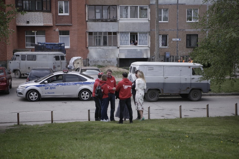 Вишневый сад посадили в Пскове участники проекта #Команда2018 Вишневый сад посадили в Пскове участники проекта #Команда2018