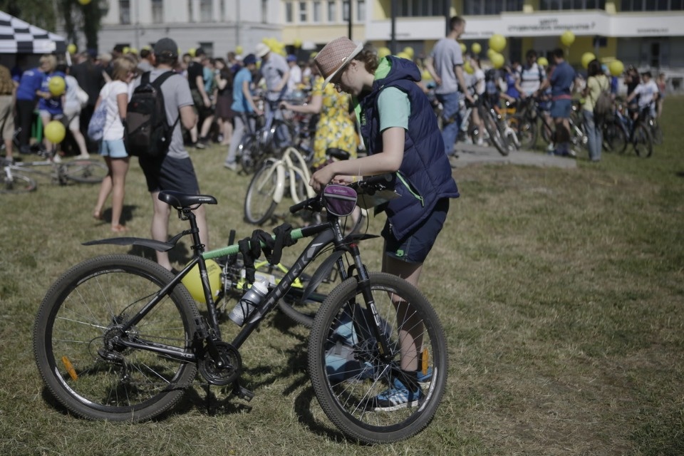 По улицам города проехал второй Псковский велопарад
