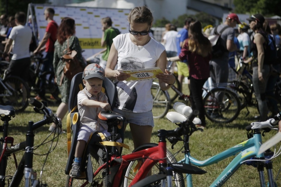 По улицам города проехал второй Псковский велопарад