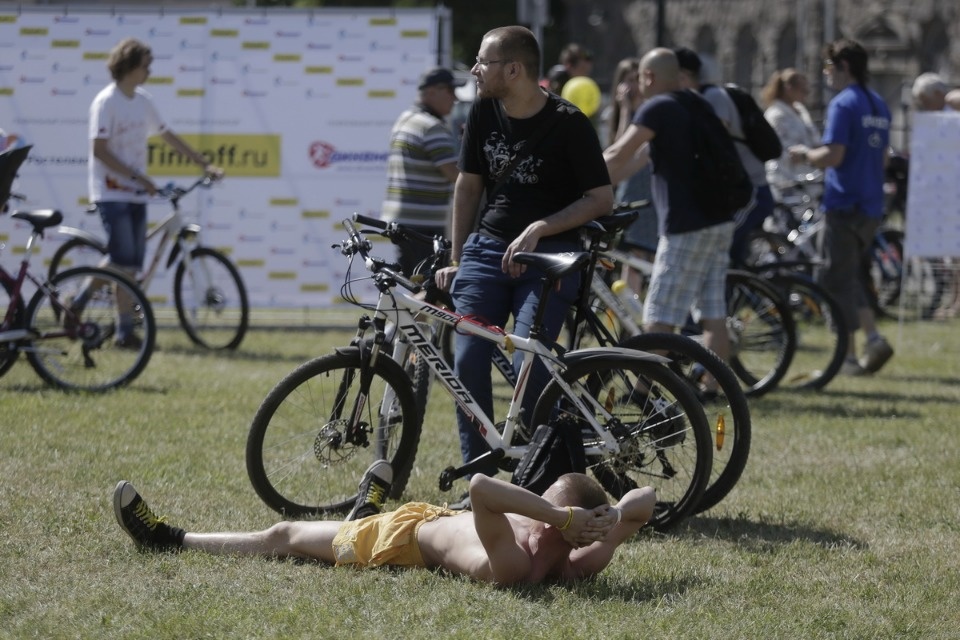 По улицам города проехал второй Псковский велопарад