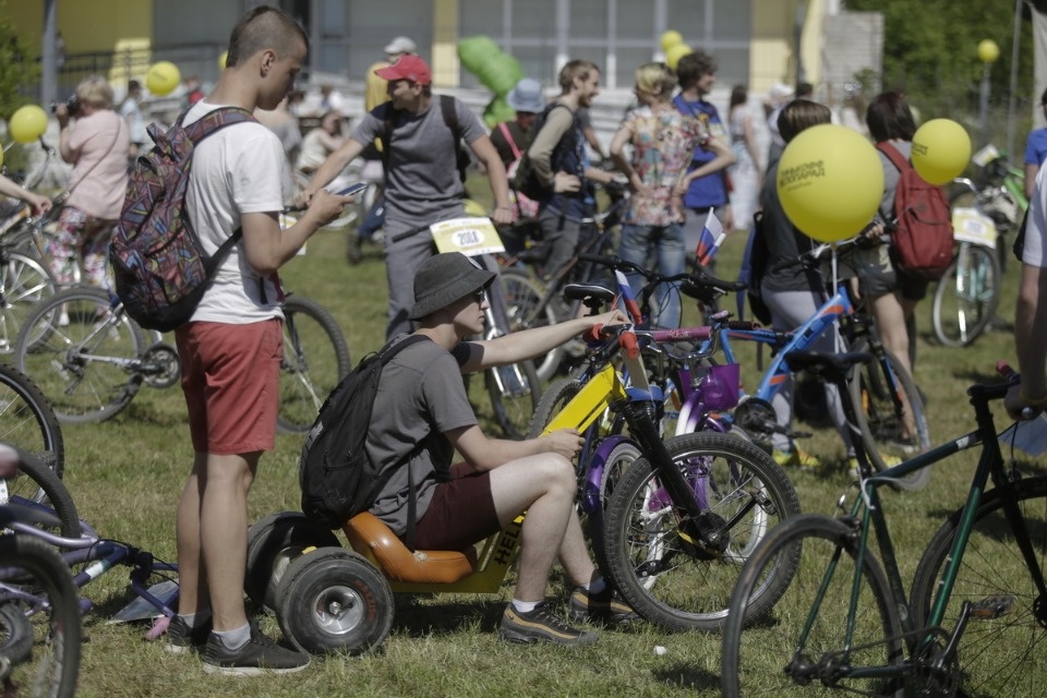 По улицам города проехал второй Псковский велопарад