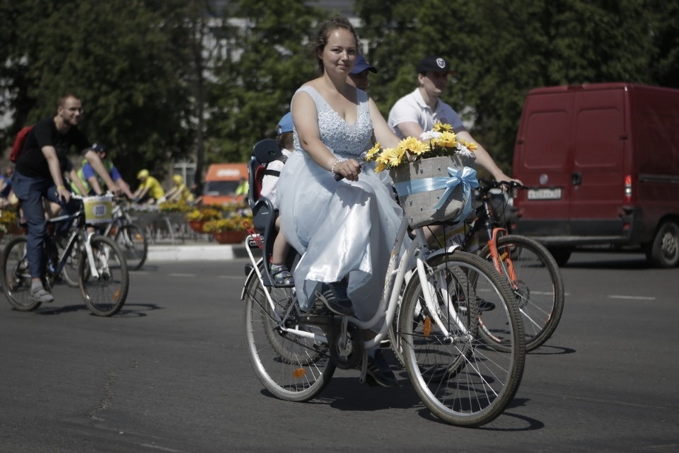 По улицам города проехал второй Псковский велопарад