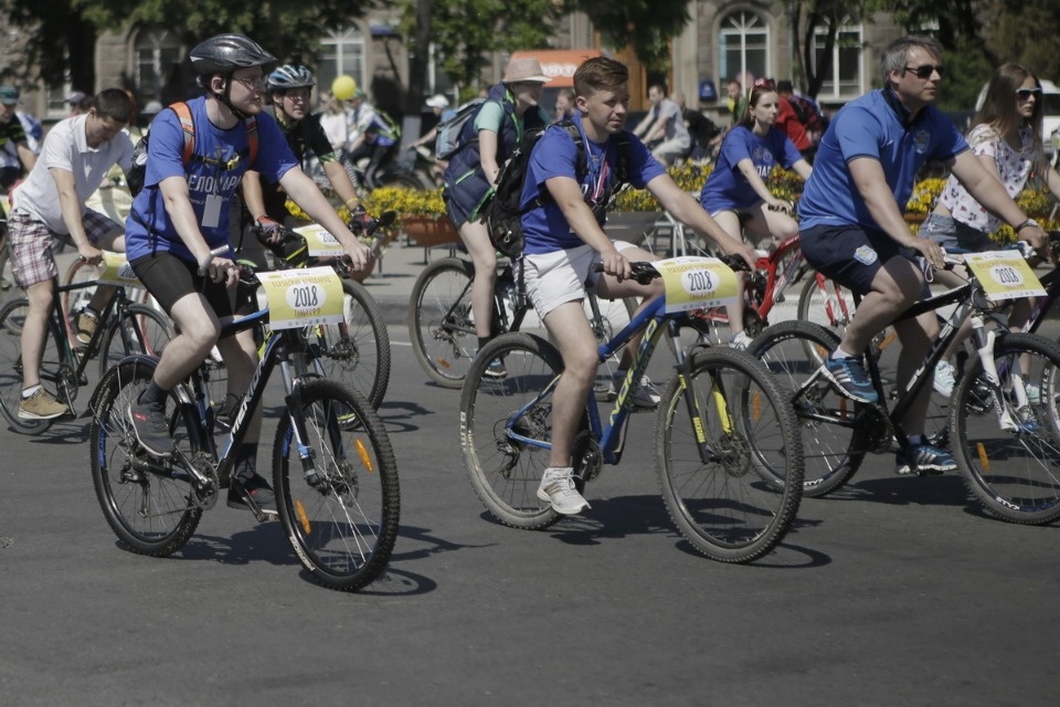 По улицам города проехал второй Псковский велопарад