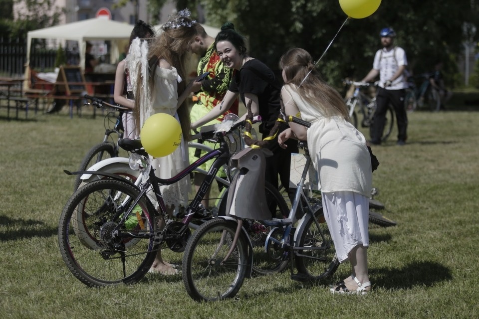 По улицам города проехал второй Псковский велопарад