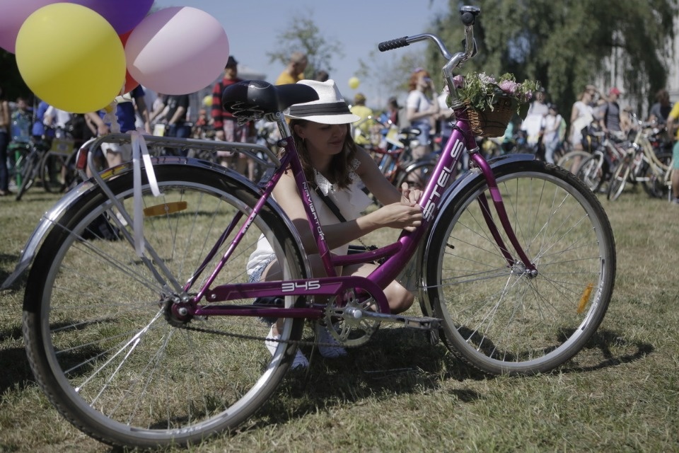 По улицам города проехал второй Псковский велопарад