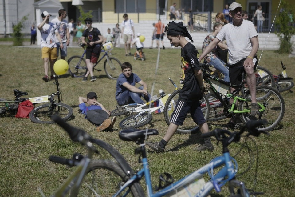 По улицам города проехал второй Псковский велопарад