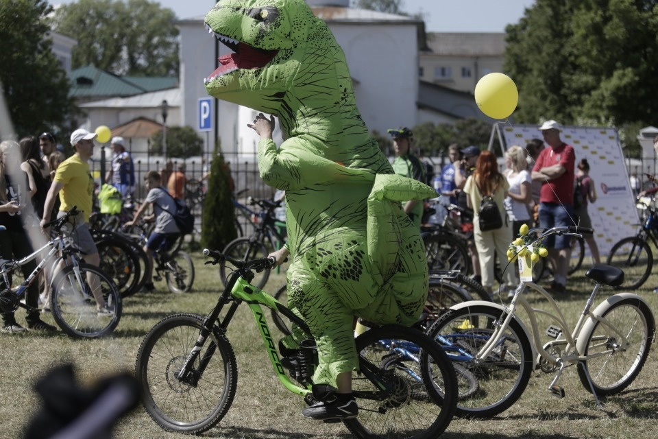 По улицам города проехал второй Псковский велопарад