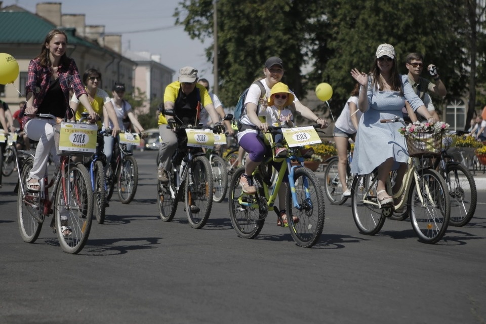 По улицам города проехал второй Псковский велопарад