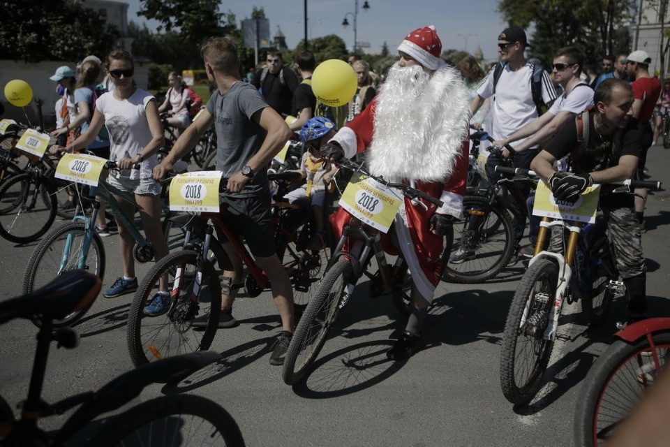 По улицам города проехал второй Псковский велопарад
