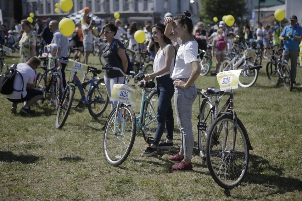 По улицам города проехал второй Псковский велопарад
