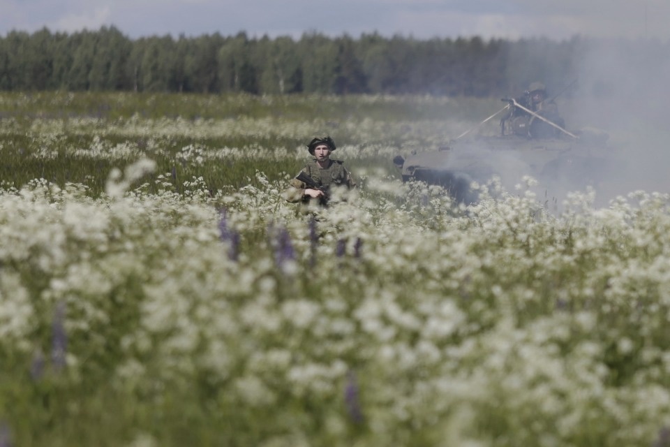 Тактические учения 76-й десантно-штурмовой дивизии. Тактические учения 76-й десантно-штурмовой дивизии.