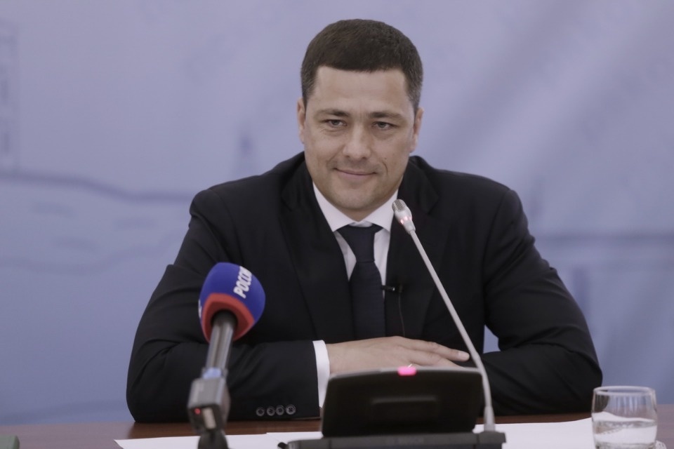 Пресс-конференции врио губернатора Псковской области Михаила Ведерникова