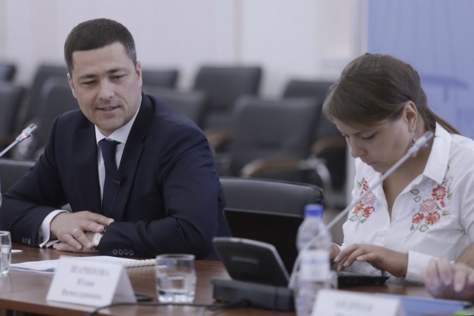 Пресс-конференции врио губернатора Псковской области Михаила Ведерникова