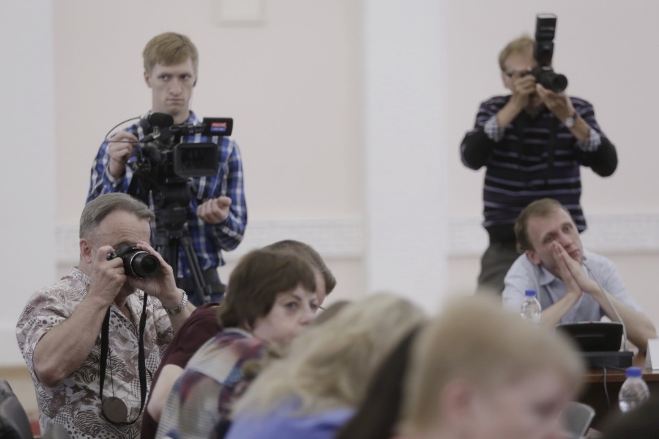 Пресс-конференции врио губернатора Псковской области Михаила Ведерникова