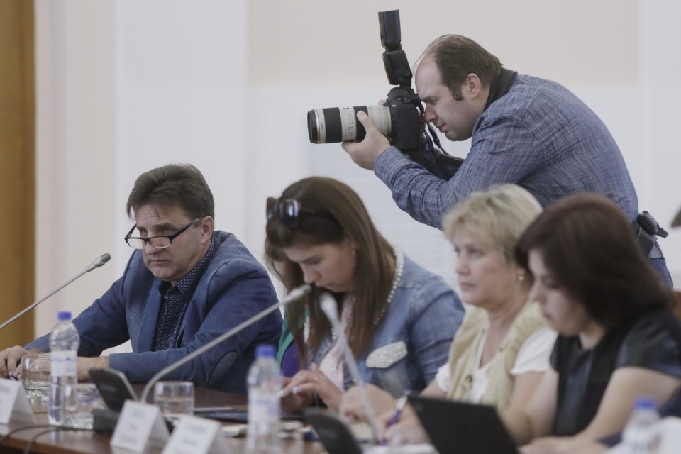 Пресс-конференции врио губернатора Псковской области Михаила Ведерникова