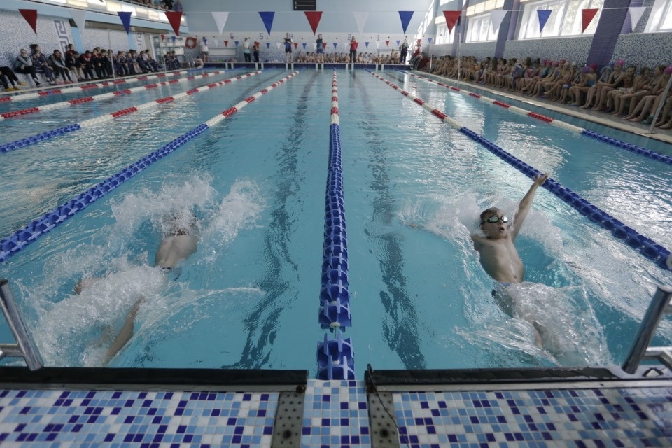 Соревнования по плаванию в бассейне «Барс» Соревнования по плаванию в бассейне «Барс»