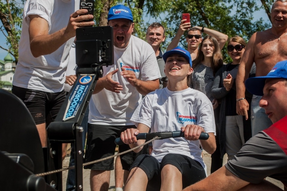 На тренажере до Санкт-Петербурга