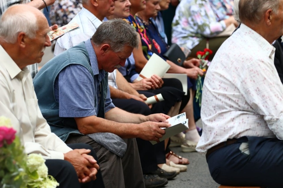 Митинг, посвященный 74-й годовщине освобождения Пушгор от немецко-фашистских захватчиков Митинг, посвященный 74-й годовщине освобождения Пушгор от немецко-фашистских захватчиков