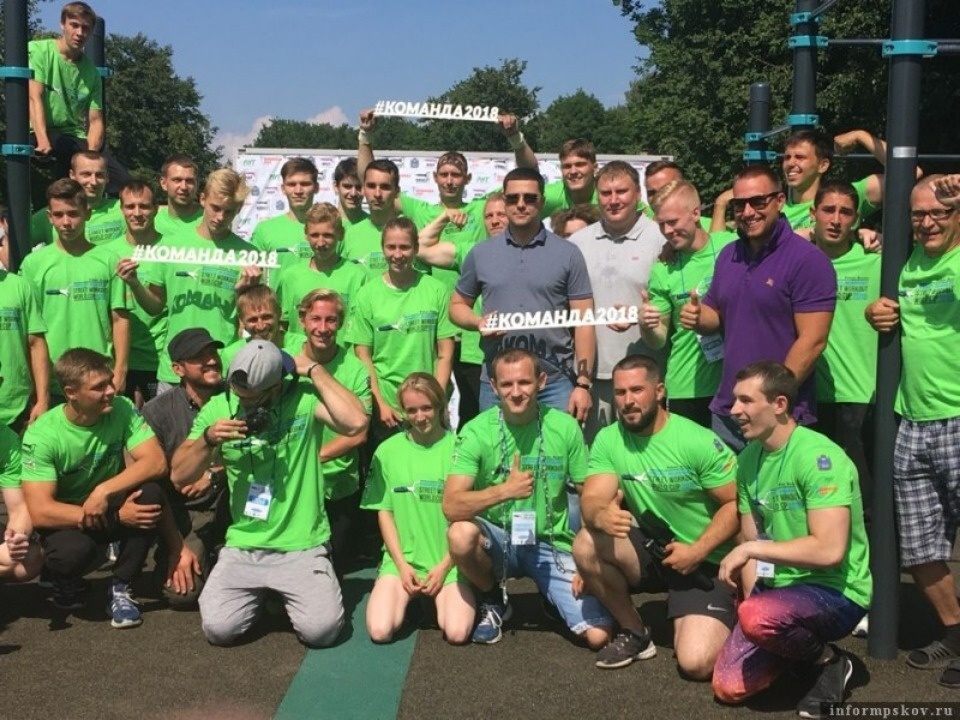 Первая профессиональная площадка для воркаута открылась в Пскове