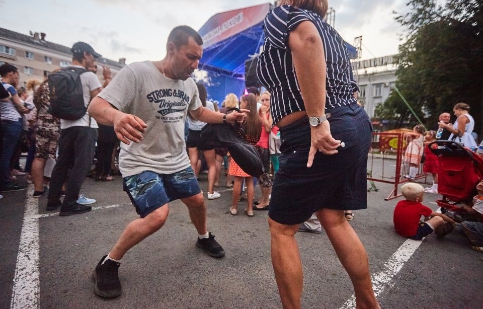 Жители Пскова с размахом отметили День города