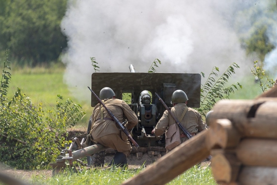 Реконструкция боя 1941 года на «Линии Сталина» Реконструкция боя 1941 года на «Линии Сталина»