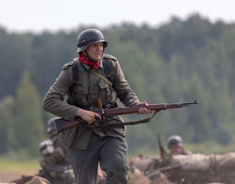 Реконструкция боя 1941 года на «Линии Сталина» Реконструкция боя 1941 года на «Линии Сталина»