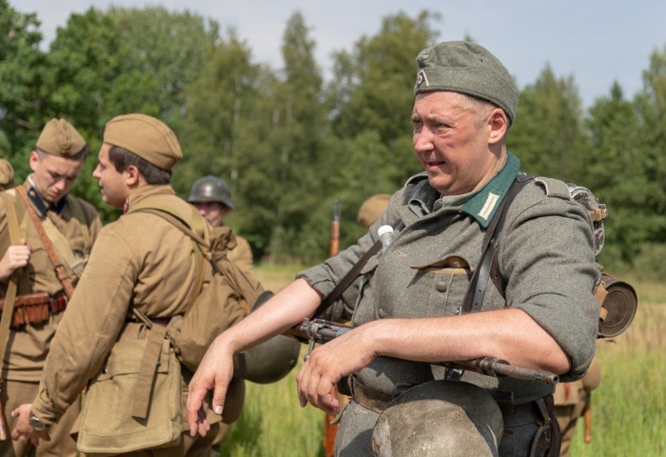 Реконструкция боя 1941 года на «Линии Сталина» Реконструкция боя 1941 года на «Линии Сталина»