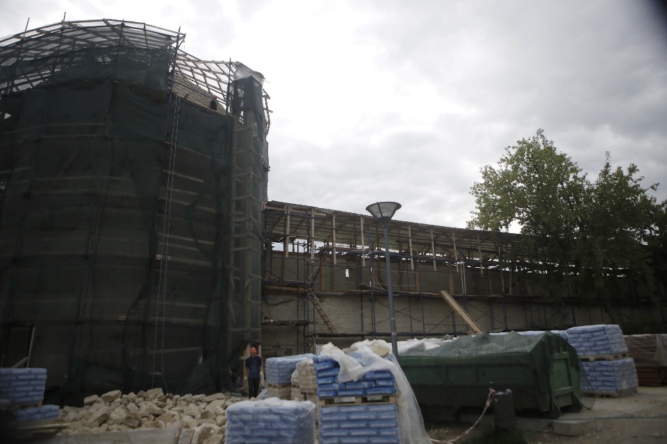 Новейшие технологии используют при реставрации башен и стен Псковского кремля Новейшие технологии используют при реставрации башен и стен Псковского кремля