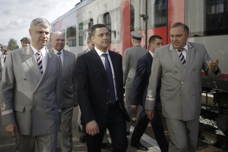 Электропоезд «Ласточка» прибыл из Санкт-Петербурга в Псков