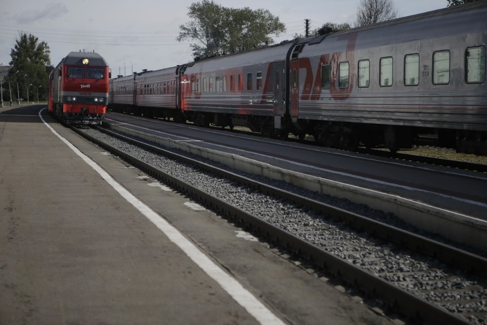 Электропоезд «Ласточка» прибыл из Санкт-Петербурга в Псков