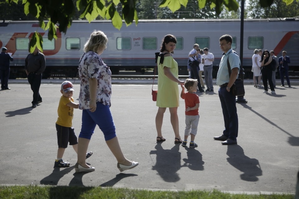 Электропоезд «Ласточка» прибыл из Санкт-Петербурга в Псков