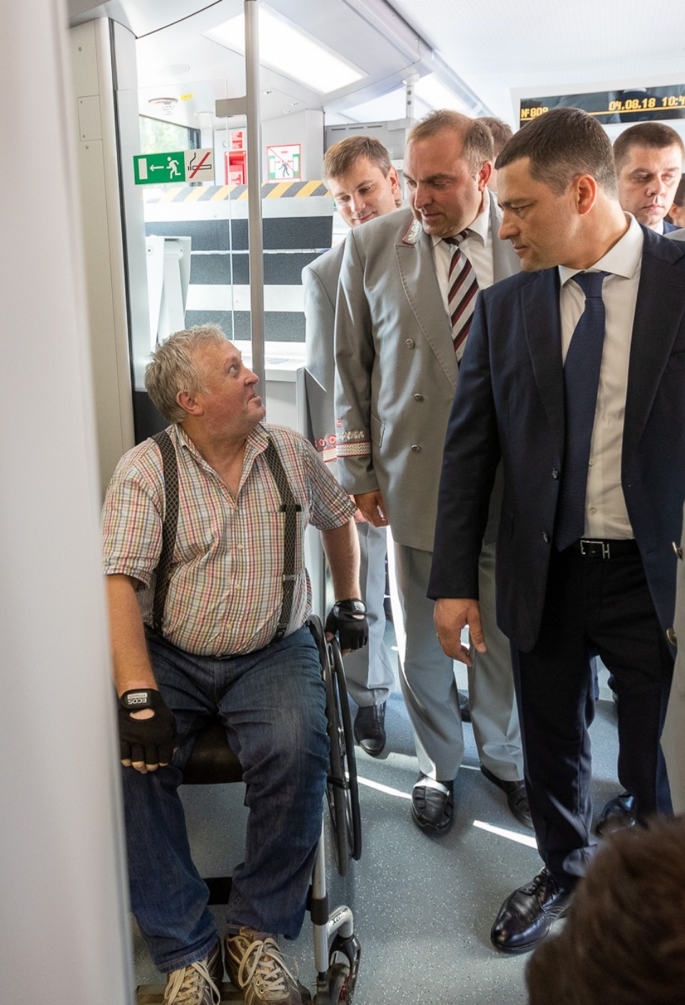 Электропоезд «Ласточка» прибыл из Санкт-Петербурга в Псков