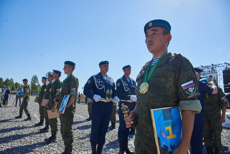 Церемония закрытия Международных армейских игр на полигоне «Завеличье»