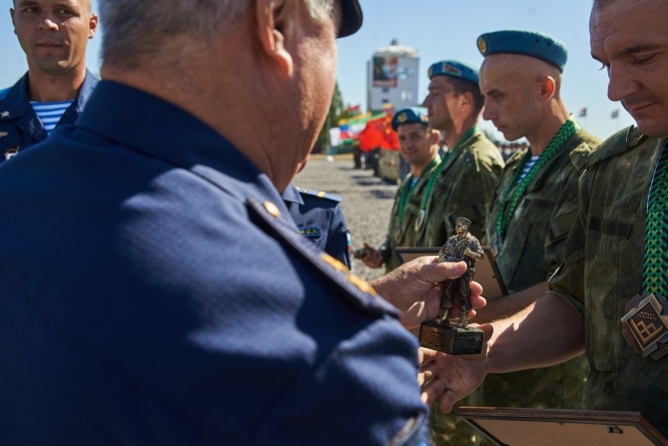 Церемония закрытия Международных армейских игр на полигоне «Завеличье»
