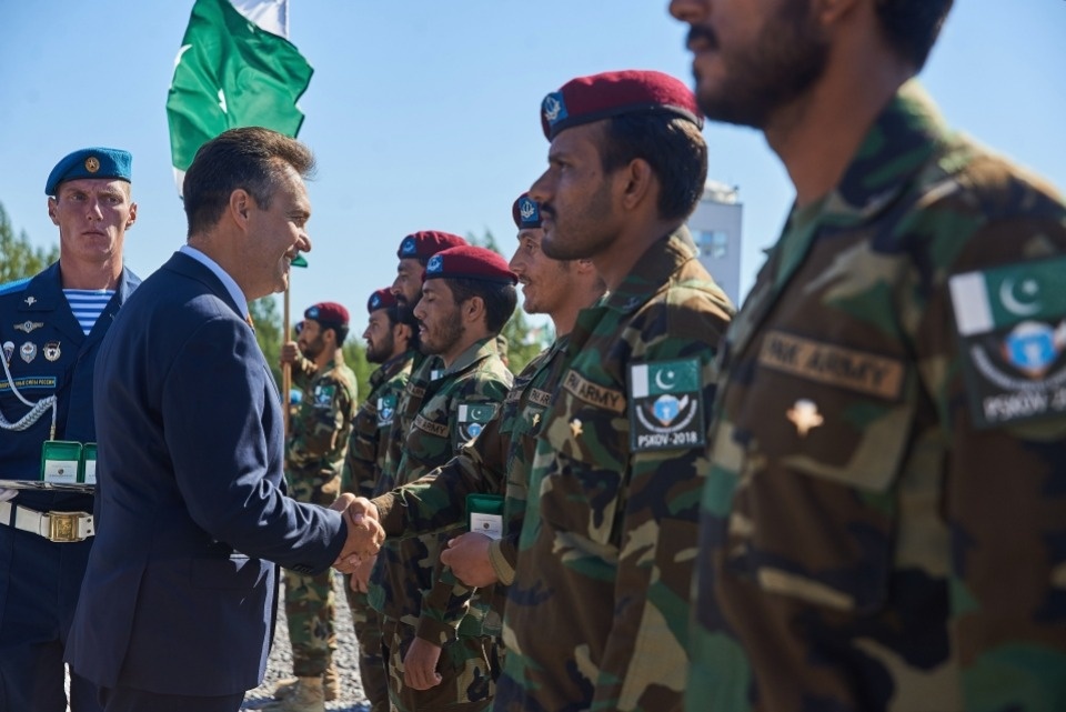 Церемония закрытия Международных армейских игр на полигоне «Завеличье»