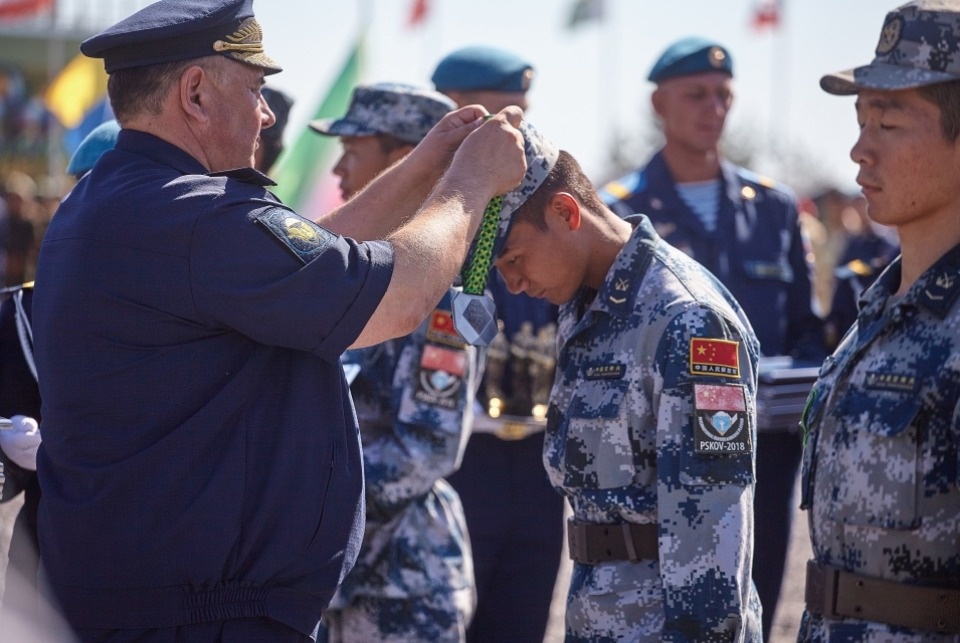 Церемония закрытия Международных армейских игр на полигоне «Завеличье»