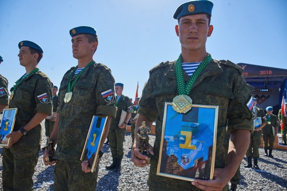 Церемония закрытия Международных армейских игр на полигоне «Завеличье»