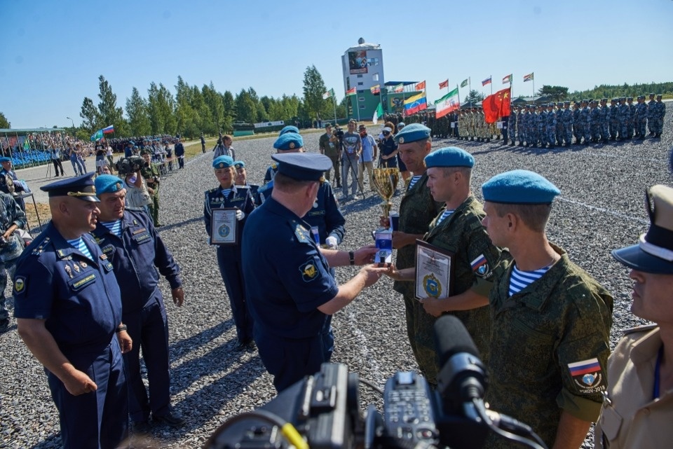 Церемония закрытия Международных армейских игр на полигоне «Завеличье»