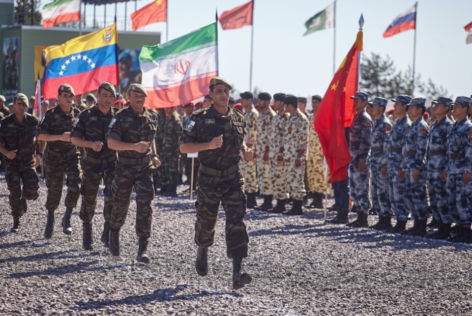 Церемония закрытия Международных армейских игр на полигоне «Завеличье»