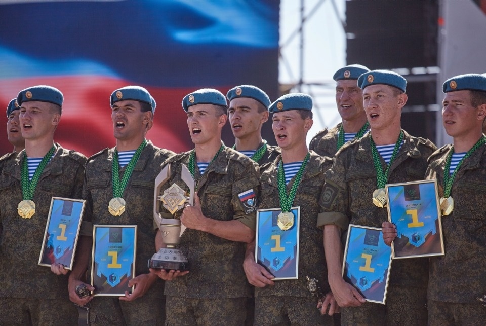 Церемония закрытия Международных армейских игр на полигоне «Завеличье»