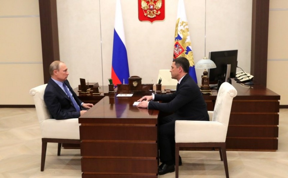 В Ново-Огарево состоялась рабочая встреча Владимира Путина и Михаила Ведерникова