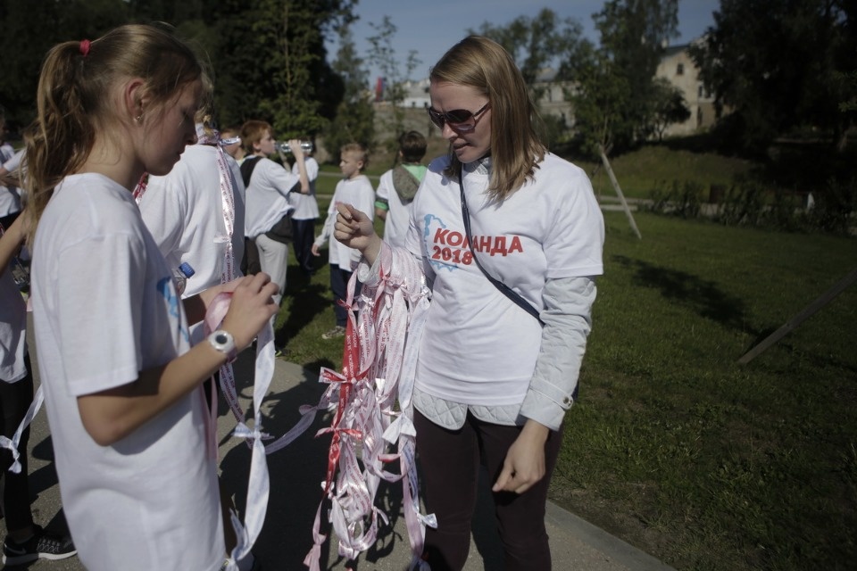 Псковичи пробежали «Золотую милю» в Финском парке Псковичи пробежали «Золотую милю» в Финском парке