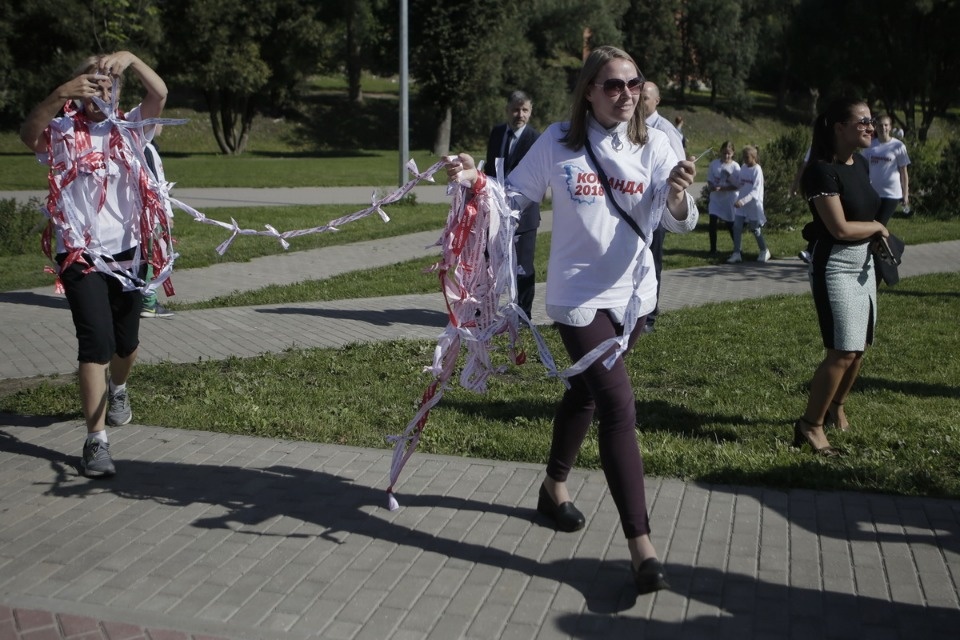 Псковичи пробежали «Золотую милю» в Финском парке Псковичи пробежали «Золотую милю» в Финском парке