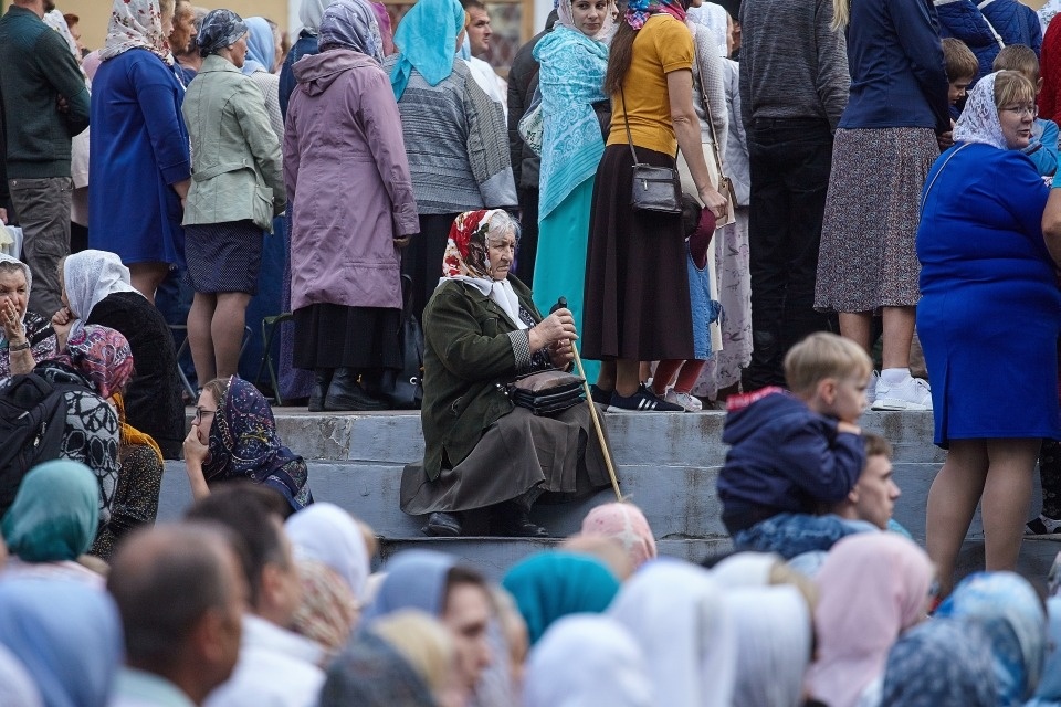 Успение Божьей матери отмечают в Псково-Печерском монастыре