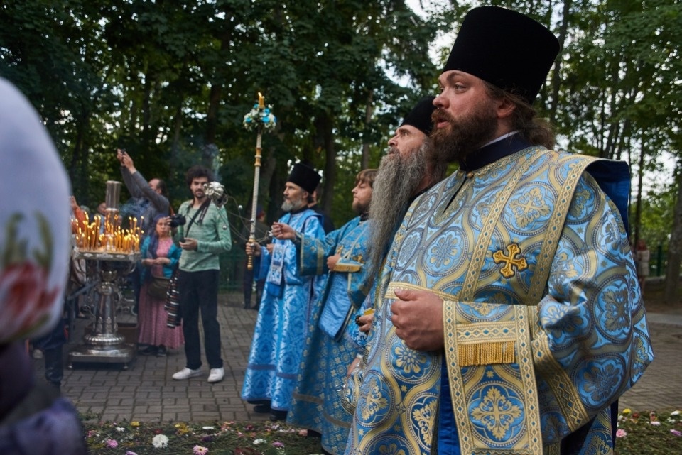 Успение Божьей матери отмечают в Псково-Печерском монастыре