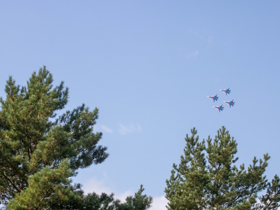 «Русские Витязи» покорили Псков