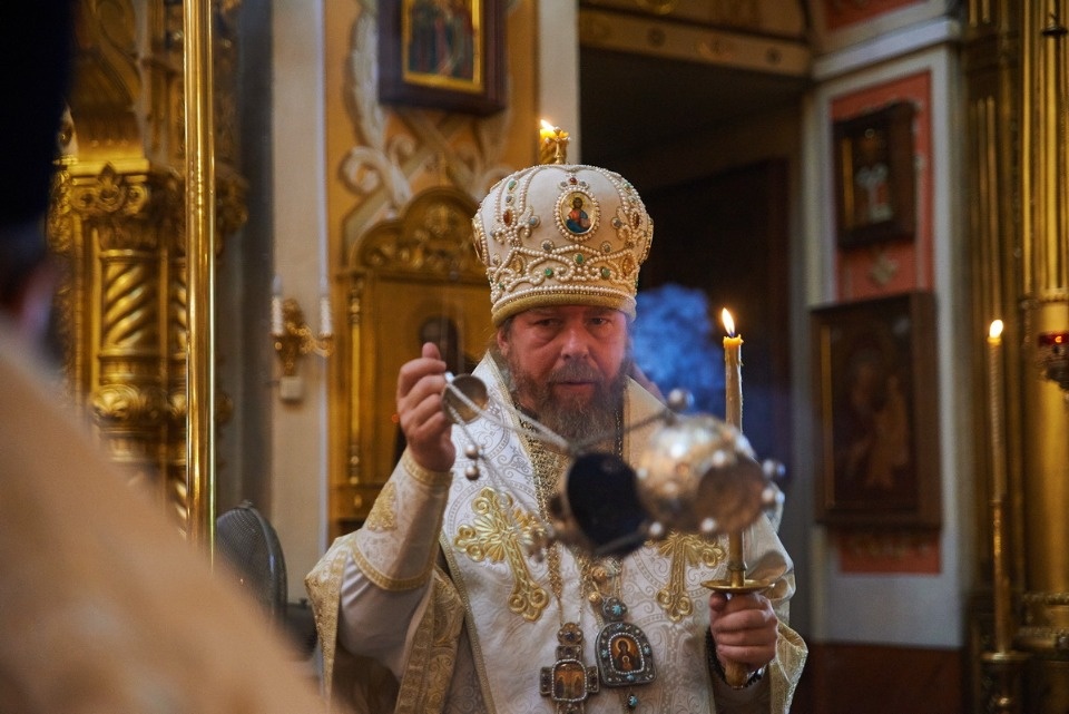 Прощание с архимандритом Тихоном (Секретарёвым)