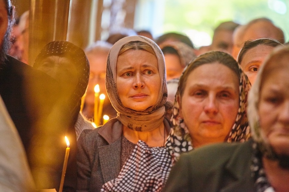 Прощание с архимандритом Тихоном (Секретарёвым)