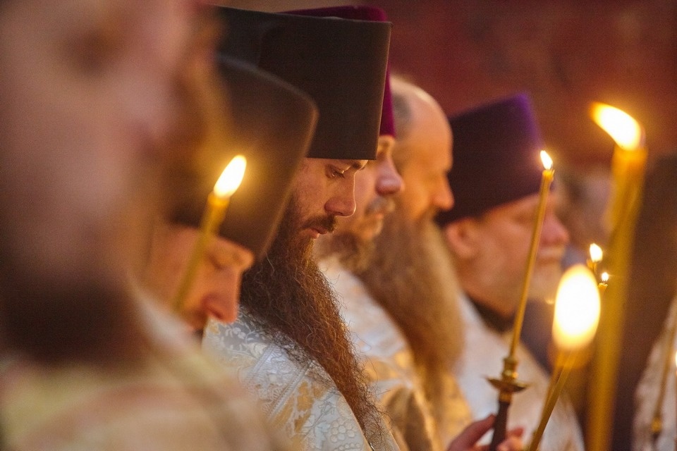 Прощание с архимандритом Тихоном (Секретарёвым)